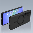 Etui do Samsung Galaxy A36 5G, ColorMag, do MagSafe, czarne + Szkło hartowane 9H