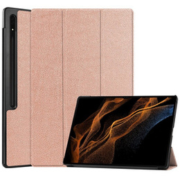 Etui do Samsung Galaxy Tab S9 Ultra, Smartcase, różowe rose gold