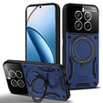 Etui pancerne do Realme 12 Pro 5G / 12 Pro+ 5G, Magnetic Ring, niebieskie