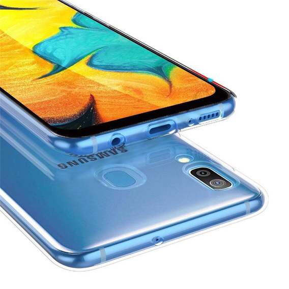 Etui cienkie do Samsung Galaxy A40, Slim, przezroczyste