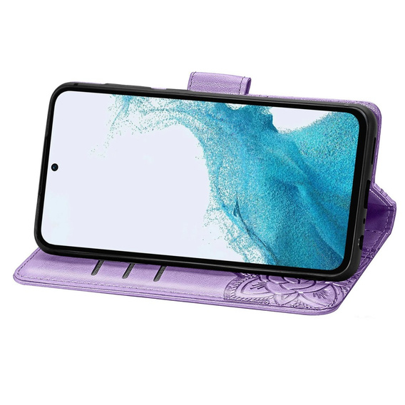 Etui z klapką do Samsung Galaxy A36 5G, Butterfly, fioletowe