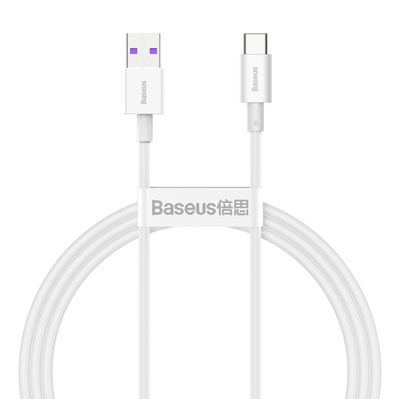 Baseus kabel Superior 1 m USB-A na USB-C 66 W - Biały
