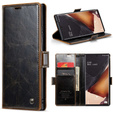 Etui z klapką CASEME do Samsung Galaxy Note 20 Ultra, Waxy Textured, kawowe
