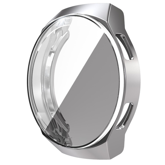 2w1 Etui z osłoną na ekran do Huawei Watch GT 2E 46mm, Srebrne