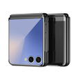 Etui do Samsung Galaxy Z Flip7, z błyszczącym wykończeniem - czarne