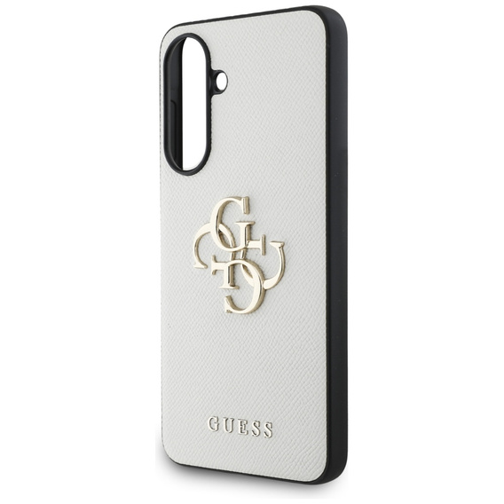Etui GUESS do Samsung Galaxy A56, Classic Logo, beżowe