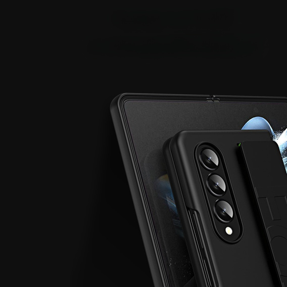 Etui do Samsung Galaxy Z Fold4 5G, z rączką, czarne