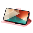 Etui z klapką do Xiaomi Redmi Note 13 5G, Mandala, różowe rose gold