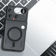 Etui do Nothing Phone 3 5G, do MagSafe, ERBORD Matt Case, czarny
