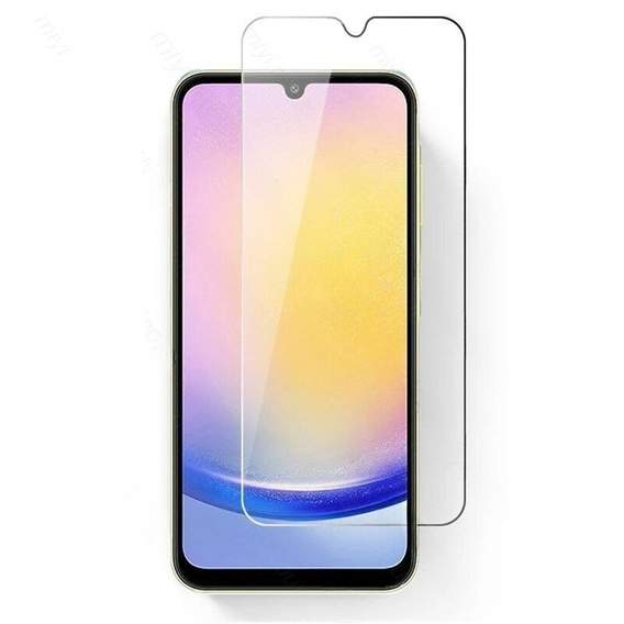 Etui z klapką do Samsung Galaxy A25 5G, Butterfly, czarne + szkło 9H