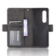 Etui z klapką do Samsung Galaxy Z Fold3 5G, Card Slot, czarne