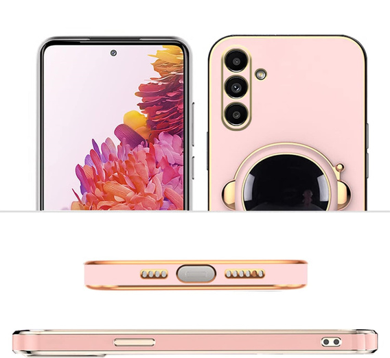 Etui do Samsung Galaxy A36 5G, Astronaut, różowe