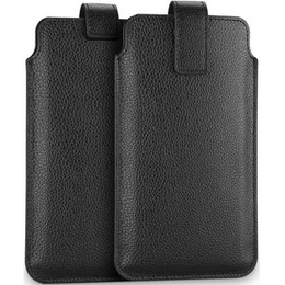 Pionowa Kabura Phone Pouch do Telefonów 6.0-6.9 cala , Black