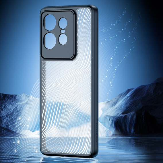 Etui DuxDucis do Motorola Edge 50 Pro 5G, Aimo case, przezroczyste / czarne