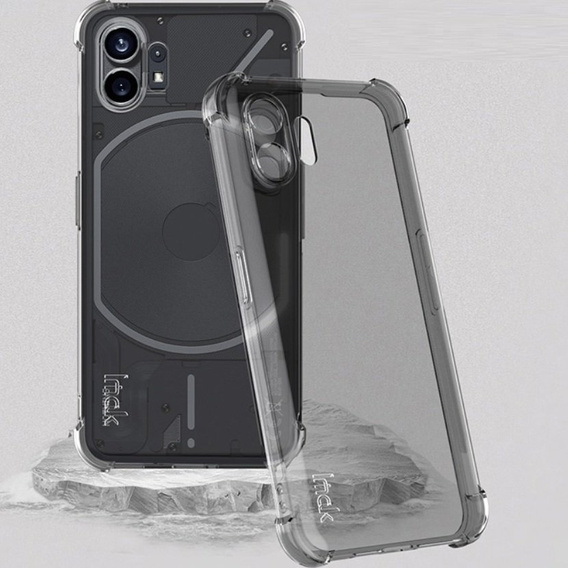 Etui IMAK do Nothing Phone 2, Dropproof, przezroczyste / czarne