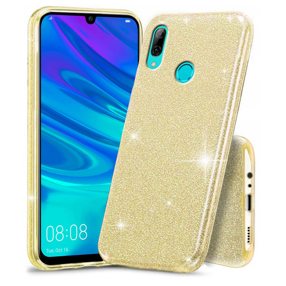 Etui Glitter Case do Huawei P Smart 2019, Gold