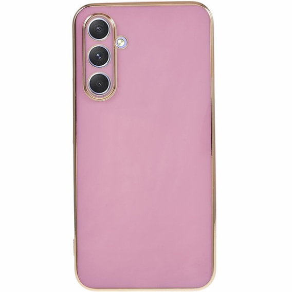 Etui do Samsung Galaxy S24+ Plus, Glamour CamShield, fioletowe