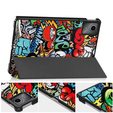 Etui do Lenovo Tab M11, Smartcase, graffiti