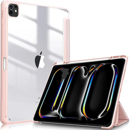 Etui do iPad Pro 13" 2024 (7 gen.), Smartcase Hybrid, z miejscem na rysik, różowe