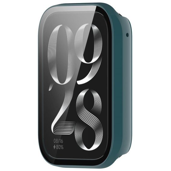 2w1 Etui + Szkło Hartowane do Xiaomi Smart Band 9 Pro, Zielone