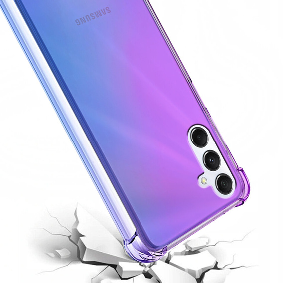 Etui Gradient Dropproof do Samsung Galaxy M34 5G, Fioletowe / niebieskie
