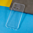 Etui cienkie do Xiaomi Redmi 12C/11A 4G, Slim, przezroczyste