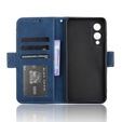 Etui z klapką do Samsung Galaxy S25 Edge, Card Slot, granatowe