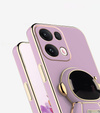 Etui do Oppo Reno 13, Astronaut, fioletowe