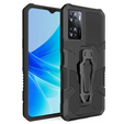 Etui pancerne do Oppo A57s, Hybrid KickStand, Czarne
