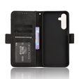 Etui z klapką do Samsung Galaxy A17 5G, Card Slot, czarne