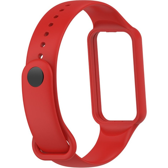 Pasek Silikonowy do Xiaomi Amazfit Band 7, Czerwony