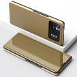 Etui do Xiaomi Poco M4 Pro 4G, Clear View, złote