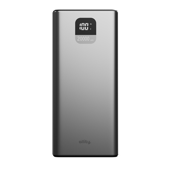 Allity Power Bank APB-100 PD QC 22.5W 20000 mAh - szary