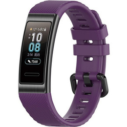 Pasek Silikonowy do Huawei Band 3/4 Pro - Fioletowy
