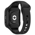 Pasek Silikonowy z Etui do Xiaomi Redmi Watch 3 Active, Czarny