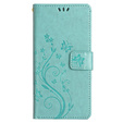 Etui z klapką do Samsung Galaxy S23 FE, Butterfly, zielone