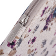 Etui na Laptopa 13" z Kwiatowym Wzorem i Uchwytem - Khaki