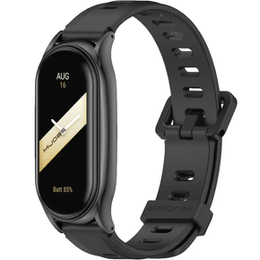 Pasek Silikonowy do Xiaomi Smart Band 10 / 9 / 8, Czarny