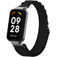 Pasek Nylonowy do Xiaomi Redmi Smart Band 2 / Xiaomi Smart Mi Band 8 Active, Czarny