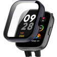 2w1 Etui + Szkło Hartowane do Xiaomi Redmi Watch 3, Granatowe