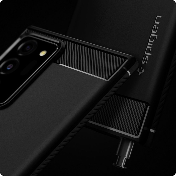 Etui Spigen do Samsung Galaxy Note 20 Ultra, Rugged Armor, czarne