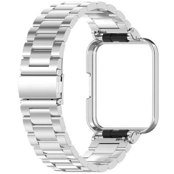 Bransoleta Stainless do Xiaomi Redmi Watch 2 Lite, Srebrny
