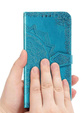 Etui z klapką do Oppo Reno 11F 5G, Mandala, niebieskie