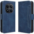 Etui z klapką do Xiaomi Redmi Note 15 Pro 4G, Card Slot, niebieskie