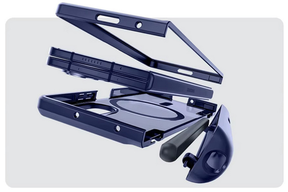 Etui do Samsung Galaxy Z Fold6 5G, Mobosi kompatybilny z MagSafe, lavender