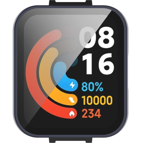 2w1 Etui + Szkło do Xiaomi Redmi Watch 2 Lite, Granatowy