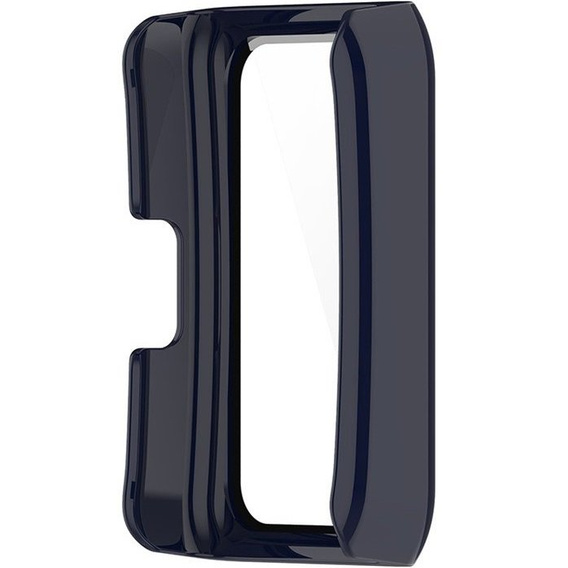 2w1 Etui + Szkło do Huawei Honor Band 6 / 7, Granatowe