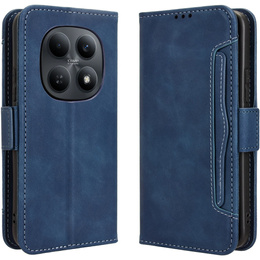 Etui z klapką do Xiaomi Redmi Note 15 5G / Poco M8 5G, Card Slot, niebieskie