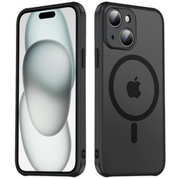 Etui do MagSafe do iPhone 15 Plus, Hybrid Matte Lens Pro, czarne