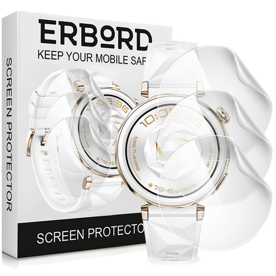 3x Folia Hydrożelowa ERBORD do Huawei Watch GT 5 Pro 42mm